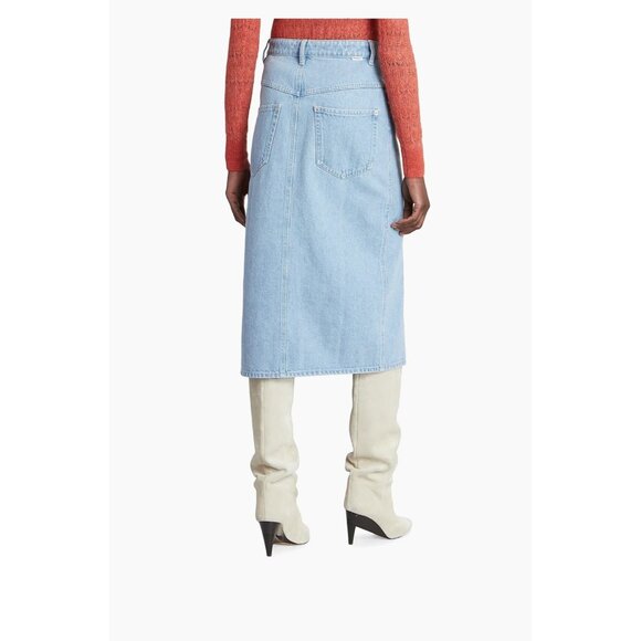 ISABEL MARANT ETOILE  Vandy skirt Front Button Denim 40 - Picture 16 of 16